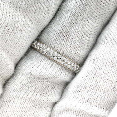 カルティエ Cartier トリニティ SM セミパヴェ ダイヤ ホワイトゴールド×イエローゴールド×ピンクゴールド K18WG K18YG K18PG ダイヤモンド #52(JP12) リング 指輪 3カラー 3連 18K 750 12.5号