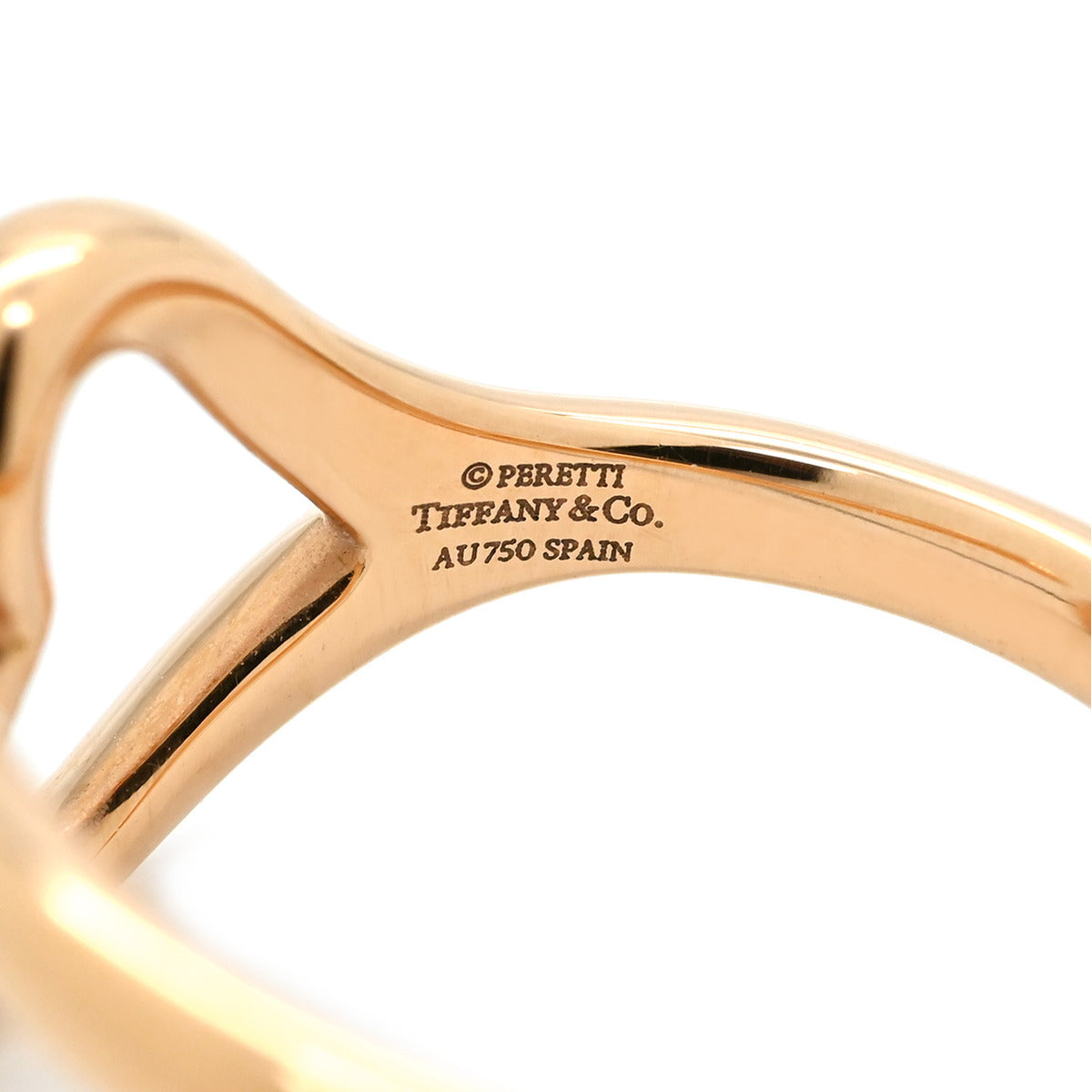 ティファニー Tiffany & Co オープンハート ローズゴールド リング