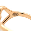 ティファニー Tiffany & Co オープンハート ローズゴールド K18PG リング 指輪 ピンクゴールド T＆Co. 750 750YG エルサ ペレッティ 11号