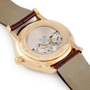腕時計 ジャケ・ドロー Jaquet Droz グランセコンド J003033442 自動巻き メンズ K18PG無垢 ペトリファイドウッド 青針 限定1本