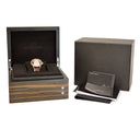 腕時計 ジャケ・ドロー Jaquet Droz グランセコンド J003033442 自動巻き メンズ K18PG無垢 ペトリファイドウッド 青針 限定1本