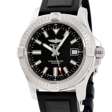 腕時計 ブライトリング BREITLING アベンジャー オートマチック 43 A17318101B1A1 A17318 自動巻き メンズ ブラック 逆回転防止ベゼル