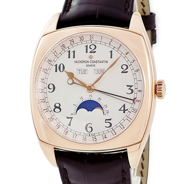 腕時計 ヴァシュロン・コンスタンタン VACHERON CONSTANTIN ハーモニー コンプリートカレンダー 4000S/000R-B123 自動巻き メンズ K18PG無垢