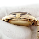 腕時計 ロレックス ROLEX オイスターパーペチュアル デイト 15037 92番台 自動巻き メンズ 92番台 K14YG無垢 ティファニー Wネーム