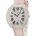 腕時計 フランクミュラー FRANCK MULLER インフィニティ 3535 QZ R D4 CD クオーツ レディース OH済 K18WG無垢 純正ダイヤ パヴェ