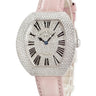 腕時計 フランクミュラー FRANCK MULLER インフィニティ 3535 QZ R D4 CD クオーツ レディース OH済 K18WG無垢 純正ダイヤ パヴェ