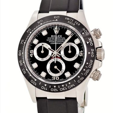 腕時計 ロレックス ROLEX コスモグラフ デイトナ 116519LNG ランダム番 自動巻き メンズ ランダム番 K18WG無垢 純正ダイヤ ブラック
