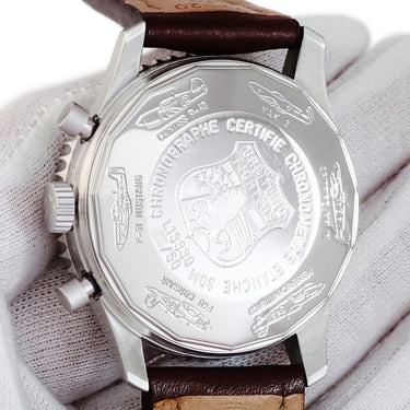 腕時計 ブライトリング BREITLING ナビタイマー ファイターズ L13330 自動巻き メンズ Pt950無垢 クロノグラフ デイト 限定