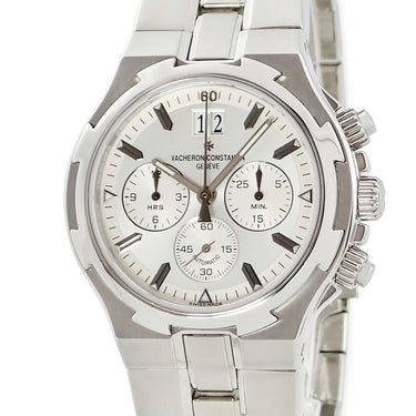 腕時計 ヴァシュロン・コンスタンタン VACHERON CONSTANTIN オーヴァーシーズ クロノグラフ 49140/423A-8790 自動巻き メンズ シルバー デイト