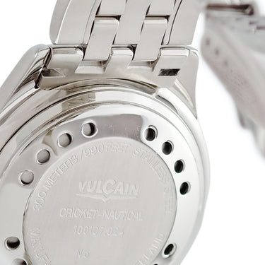 腕時計 ヴァルカン vulcain クリケット ノーティカル 100107.024 手巻き メンズ ブラック 減圧表示 ダイバーズ アラーム