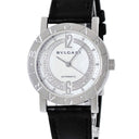 腕時計 ブルガリ BVLGARI ブルガリブルガリ BB33SLAUTO 自動巻き メンズ レディース 純正ダイヤ ホワイト シェル ギョウシェ