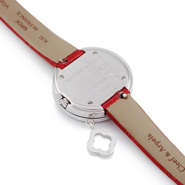 腕時計 ヴァンクリーフアーペル Van Cleef & Arpels チャーム ミニウォッチ VCARO29900 クオーツ レディース K18WG無垢 純正ダイヤ