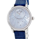 腕時計 ジャケ・ドロー Jaquet Droz プティ ウール ミニット 35mm J005000270 自動巻き レディース 新品同様 純正ダイヤ ブルー シェル