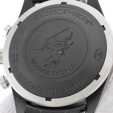 腕時計 ジャガールクルト JAEGER LECOULTRE ディープシー ヴィンテージ クロノグラフ サーメット Q208A57J 136.A.C8 自動巻き メンズ ブラック