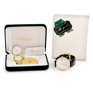 腕時計 ブレゲ BREGUET クラシック レギュレーター 初代ブレゲ生誕250周年記念 1747 自動巻き メンズ OH済 K18YG無垢 デイト 限定