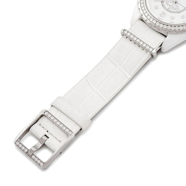 腕時計 シャネル CHANEL J12 H4190 クオーツ レディース 純正ダイヤ ホワイト セラミック ラウンド アラビア