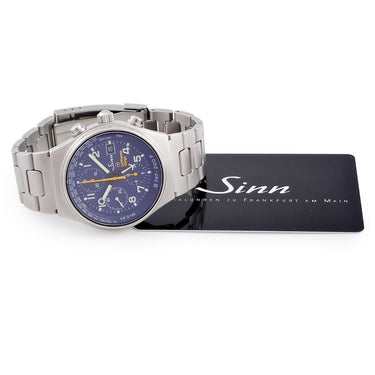 腕時計 ジン SINN ルフトハンザ カーゴ コラボ 144-747.CARGO 自動巻き メンズ ボーイング747 ブルー ドイツ時計 限定