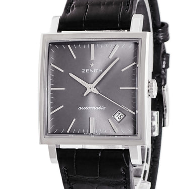 腕時計 ゼニス ZENITH ニュー ヴィンテージ 1965 03.1965.670/91.C591 自動巻き メンズ グレー スクエア デイト ニュービンテージ