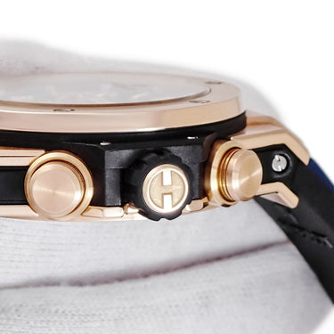 腕時計 ウブロ HUBLOT ビッグバン ウニコ キングゴールド 411.OX.5189.RX 自動巻き メンズ K18KG無垢 クロノグラフ デイト