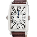 腕時計 フランクミュラー FRANCK MULLER ロングアイランド シークレットアワーズ 1300 SE H I 自動巻き メンズ OH済 シルバー ギョーシェ