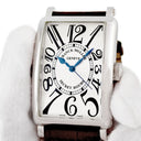 腕時計 フランクミュラー FRANCK MULLER ロングアイランド シークレットアワーズ 1300 SE H I 自動巻き メンズ OH済 シルバー ギョーシェ