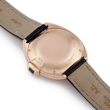 腕時計 カルティエ Cartier クレ ドゥ カルティエ 31mm WJCL0038 自動巻き レディース K18PG無垢 純正ダイヤ ローマン デイト 青針