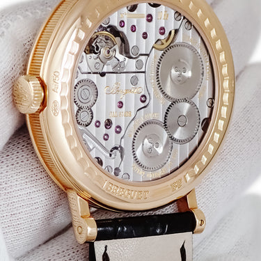 腕時計 ブレゲ BREGUET クラシック クロノメトリー 7727 7727BR/12/9WU 手巻き メンズ K18RG無垢 ローマン ギヨシェ スモールセコンド