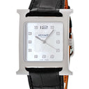 腕時計 エルメス HERMES Hウォッチ TGM HH1.810.290/ZNO クオーツ メンズ 純正ダイヤ ホワイト シェル スクエア H型