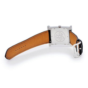 腕時計 エルメス HERMES Hウォッチ TGM HH1.810.290/ZNO クオーツ メンズ 純正ダイヤ ホワイト シェル スクエア H型