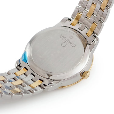腕時計 オメガ OMEGA デ ヴィル プレステージ コーアクシャル 424.25.37.20.25.001 自動巻き メンズ 新品同様 K18YG×SS 純正ダイヤ