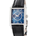 腕時計 ジラールペルゴ GIRARD PERREGAUX ヴィンテージ 1945 25932 自動巻き メンズ ブルー デイト スモールセコンド シースルーバック