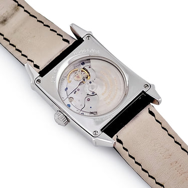 腕時計 ジラールペルゴ GIRARD PERREGAUX ヴィンテージ 1945 25932 自動巻き メンズ ブルー デイト スモールセコンド シースルーバック