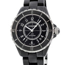 腕時計 シャネル CHANEL J12 オートマティック H0685 自動巻き メンズ ブラック 黒 セラミック デイト 逆回転防止ベゼル