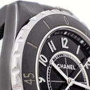 腕時計 シャネル CHANEL J12 オートマティック H0685 自動巻き メンズ ブラック 黒 セラミック デイト 逆回転防止ベゼル