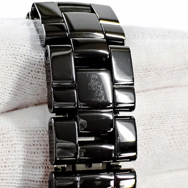 腕時計 シャネル CHANEL J12 オートマティック H0685 自動巻き メンズ ブラック 黒 セラミック デイト 逆回転防止ベゼル