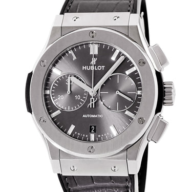 腕時計 ウブロ HUBLOT クラシックフュージョン クロノグラフ チタニウム レーシンググレー 521.NX.7071.LR 自動巻き メンズ
