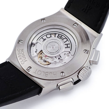 腕時計 ウブロ HUBLOT クラシックフュージョン クロノグラフ チタニウム レーシンググレー 521.NX.7071.LR 自動巻き メンズ