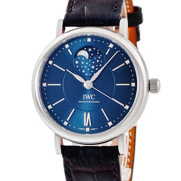 腕時計 IWC IWC ポートフィノ ムーンフェイズ 37 ローレウス スポーツ フォー グッド IW459006 自動巻き メンズ 純正ダイヤ 限定