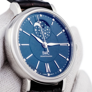 腕時計 IWC IWC ポートフィノ ムーンフェイズ 37 ローレウス スポーツ フォー グッド IW459006 自動巻き メンズ 純正ダイヤ 限定