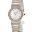 腕時計 ブルガリ BVLGARI ブルガリブルガリ BBLP26SG 101887 BBL26WSPG/12 クオーツ レディース 新品同様 K18PG×SS 純正ダイヤ シェル