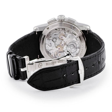 腕時計 ロジェデュブイ ROGER DUBUIS エクスカリバー 42 クロノグラフ DBEX0387 自動巻き メンズ グレー デイト スモールセコンド