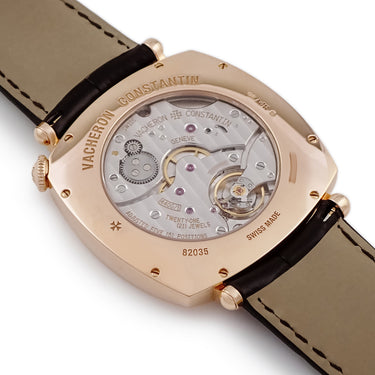 腕時計 ヴァシュロン・コンスタンタン VACHERON CONSTANTIN ヒストリーク アメリカン 1921 82035/000R-9359 手巻き メンズ K18RG無垢