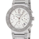 腕時計 ブルガリ BVLGARI ブルガリブルガリ クロノグラフ BB38WSSDCH BB38SSCH 自動巻き メンズ 新品同様 スモールセコンド デイト