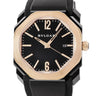 腕時計 ブルガリ BVLGARI オクト ウルトラネロ BGO41BBSPGVD 102485 自動巻き メンズ 新品同様 K18PG×SS コンビ ブラック DLC加工