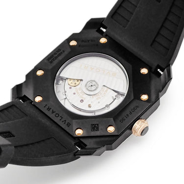 腕時計 ブルガリ BVLGARI オクト ウルトラネロ BGO41BBSPGVD 102485 自動巻き メンズ 新品同様 K18PG×SS コンビ ブラック DLC加工