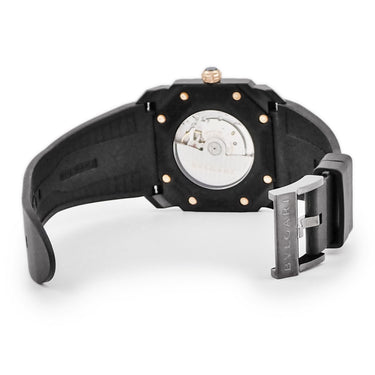 腕時計 ブルガリ BVLGARI オクト ウルトラネロ BGO41BBSPGVD 102485 自動巻き メンズ 新品同様 K18PG×SS コンビ ブラック DLC加工