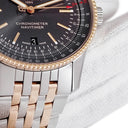 腕時計 ブライトリング BREITLING ナビタイマー オートマチック 41 U17326121M1U1 U17326 自動巻き メンズ K18RG×SS コンビ グレー