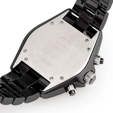 腕時計 シャネル CHANEL J12 オートマティック クロノグラフ H1419 自動巻き メンズ 純正ブラックダイヤ デイト スモールセコンド