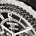 腕時計 シャネル CHANEL J12 オートマティック クロノグラフ H1419 自動巻き メンズ 純正ブラックダイヤ デイト スモールセコンド