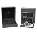 腕時計 シャネル CHANEL J12 オートマティック クロノグラフ H1419 自動巻き メンズ 純正ブラックダイヤ デイト スモールセコンド